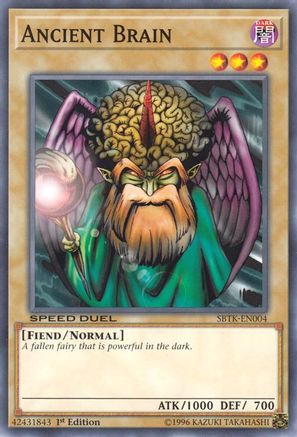Ancient Brain (SBTK-EN004) - Speed Duel: Trials of the Kingdom 1st Edition Speed Duel: Trials of the Kingdom Yugioh Single Squirtle Squad Card Shop.
