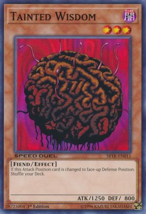Tainted Wisdom (SBTK-EN011) - Speed Duel: Trials of the Kingdom 1st Edition Speed Duel: Trials of the Kingdom Yugioh Single Squirtle Squad Card Shop.
