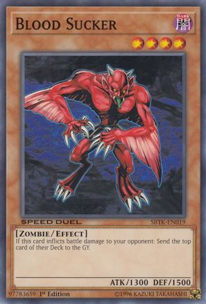 Blood Sucker (SBTK-EN019) - Speed Duel: Trials of the Kingdom 1st Edition Speed Duel: Trials of the Kingdom Yugioh Single Squirtle Squad Card Shop.