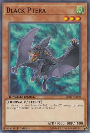 Black Ptera (SBTK-EN020) - Speed Duel: Trials of the Kingdom 1st Edition Speed Duel: Trials of the Kingdom Yugioh Single Squirtle Squad Card Shop.