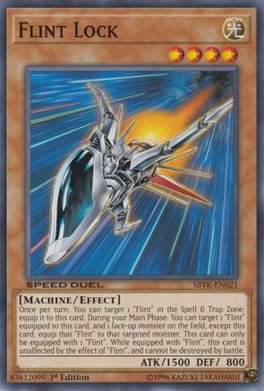 Flint Lock (SBTK-EN021) - Speed Duel: Trials of the Kingdom 1st Edition Speed Duel: Trials of the Kingdom Yugioh Single Squirtle Squad Card Shop.