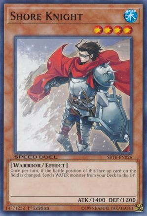 Shore Knight (SBTK-EN026) - Speed Duel: Trials of the Kingdom 1st Edition Speed Duel: Trials of the Kingdom Yugioh Single Squirtle Squad Card Shop.