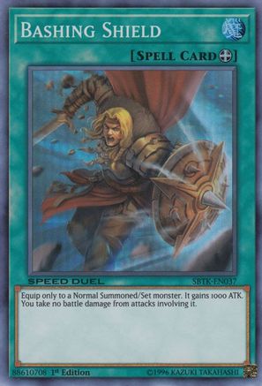 Bashing Shield (SBTK-EN037) - Speed Duel: Trials of the Kingdom 1st Edition Speed Duel: Trials of the Kingdom Yugioh Single Squirtle Squad Card Shop.