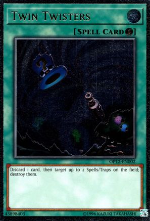 Twin Twisters (UTR) (OP12-EN002) - OTS Tournament Pack 12 Unlimited OTS Tournament Pack 12 Yugioh Single Squirtle Squad Card Shop.