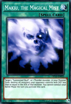 Makiu, the Magical Mist (OP12-EN023) - OTS Tournament Pack 12 Unlimited OTS Tournament Pack 12 Yugioh Single Squirtle Squad Card Shop.