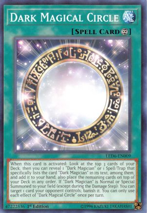 Dark Magical Circle (LED6-EN009) - Legendary Duelists: Magical Hero 1st Edition Legendary Duelists: Magical Hero Yugioh Single Squirtle Squad Card Shop.