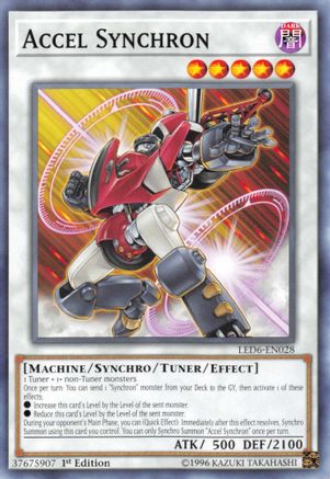 Accel Synchron (LED6-EN028) - Legendary Duelists: Magical Hero 1st Edition Legendary Duelists: Magical Hero Yugioh Single Squirtle Squad Card Shop.