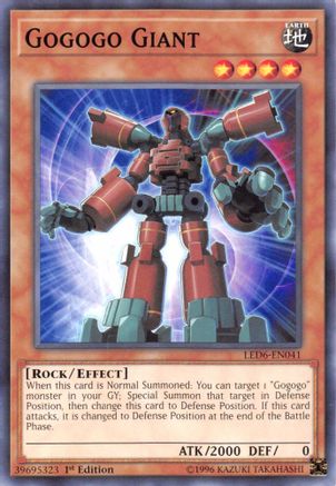 Gogogo Giant (LED6-EN041) - Legendary Duelists: Magical Hero Unlimited Legendary Duelists: Magical Hero Yugioh Single Squirtle Squad Card Shop.