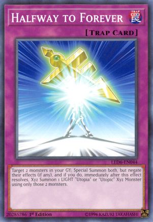 Halfway to Forever (LED6-EN044) - Legendary Duelists: Magical Hero 1st Edition Legendary Duelists: Magical Hero Yugioh Single Squirtle Squad Card Shop.