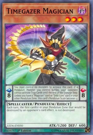 Timegazer Magician (LED6-EN050) - Legendary Duelists: Magical Hero 1st Edition Legendary Duelists: Magical Hero Yugioh Single Squirtle Squad Card Shop.