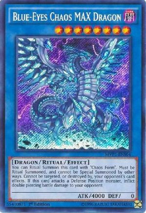 Blue-Eyes Chaos MAX Dragon (MVP1-ENS04) - The Dark Side of Dimensions Movie Pack: Secret Edition 1st Edition The Dark Side of Dimensions Movie Pack: Secret Edition Yugioh Single Squirtle Squad Card Shop.