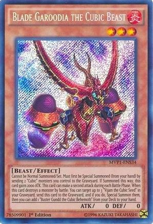 Blade Garoodia the Cubic Beast (MVP1-ENS34) - The Dark Side of Dimensions Movie Pack: Secret Edition 1st Edition The Dark Side of Dimensions Movie Pack: Secret Edition Yugioh Single Squirtle Squad Card Shop.