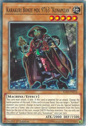 Karakuri Bonze mdl 9763 "Kunamzan" (IGAS-EN014) - Ignition Assault 1st Edition Ignition Assault Yugioh Single Squirtle Squad Card Shop.