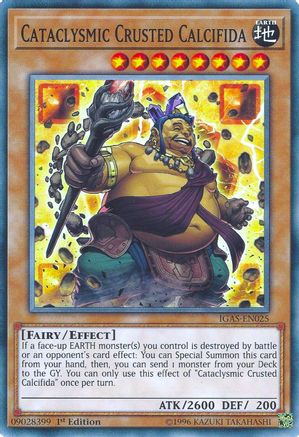 Cataclysmic Crusted Calcifida (IGAS-EN025) - Ignition Assault 1st Edition Ignition Assault Yugioh Single Squirtle Squad Card Shop.