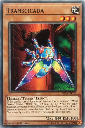 Transcicada (IGAS-EN030) - Ignition Assault 1st Edition Ignition Assault Yugioh Single Squirtle Squad Card Shop.