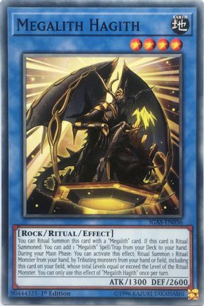 Megalith Hagith (IGAS-EN036) - Ignition Assault 1st Edition Ignition Assault Yugioh Single Squirtle Squad Card Shop.