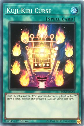 Kuji-Kiri Curse (IGAS-EN066) - Ignition Assault Unlimited Ignition Assault Yugioh Single Squirtle Squad Card Shop.