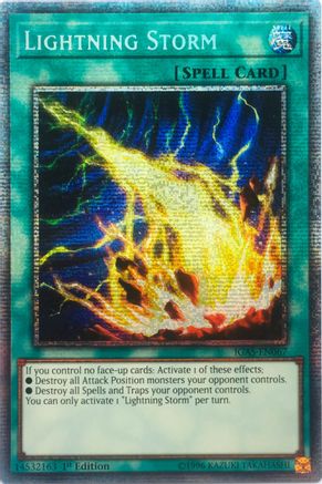 Lightning Storm (Starlight Rare) (IGAS-EN067) - Ignition Assault 1st Edition Ignition Assault Yugioh Single Squirtle Squad Card Shop.