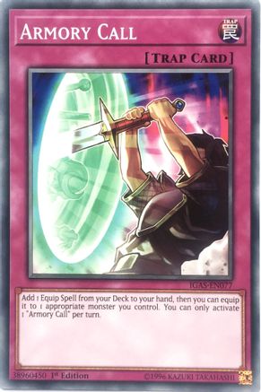 Armory Call (IGAS-EN077) - Ignition Assault Unlimited Ignition Assault Yugioh Single Squirtle Squad Card Shop.