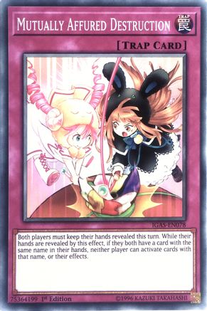 Mutually Affured Destruction (IGAS-EN078) - Ignition Assault 1st Edition Ignition Assault Yugioh Single Squirtle Squad Card Shop.