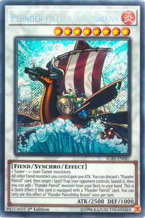 Plunder Patrollship Brann (IGAS-EN087) - Ignition Assault 1st Edition Ignition Assault Yugioh Single Squirtle Squad Card Shop.