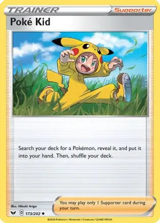 Poke Kid 173 SWSH01 Sword & Shield Base Set - Uncommon