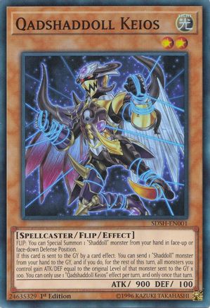 Qadshaddoll Keios (SDSH-EN001) - Structure Deck: Shaddoll Showdown Unlimited Structure Deck: Shaddoll Showdown Yugioh Single Squirtle Squad Card Shop.