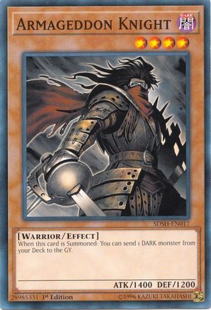 Armageddon Knight (SDSH-EN017) - Structure Deck: Shaddoll Showdown Unlimited Structure Deck: Shaddoll Showdown Yugioh Single Squirtle Squad Card Shop.