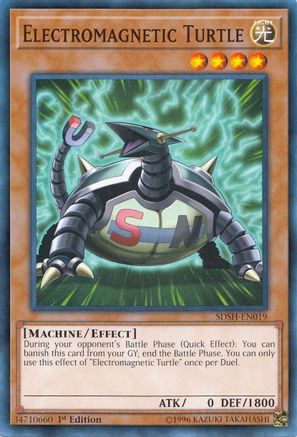 Electromagnetic Turtle (SDSH-EN019) - Structure Deck: Shaddoll Showdown Unlimited Structure Deck: Shaddoll Showdown Yugioh Single Squirtle Squad Card Shop.