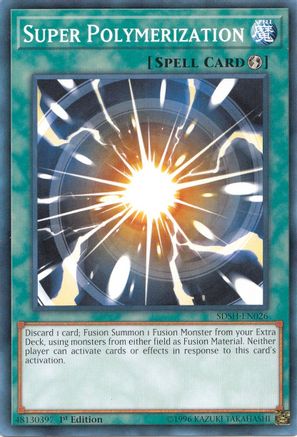 Super Polymerization (SDSH-EN026) - Structure Deck: Shaddoll Showdown 1st Edition Structure Deck: Shaddoll Showdown Yugioh Single Squirtle Squad Card Shop.