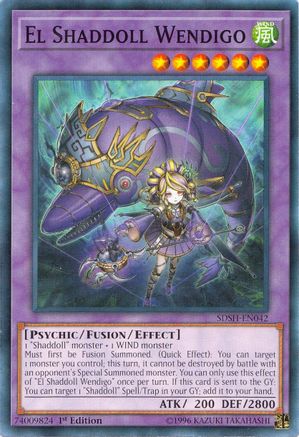 El Shaddoll Wendigo (SDSH-EN042) - Structure Deck: Shaddoll Showdown Unlimited Structure Deck: Shaddoll Showdown Yugioh Single Squirtle Squad Card Shop.