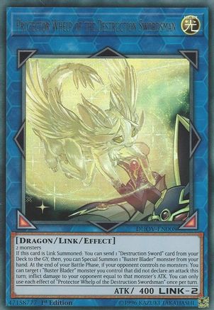 Protector Whelp of the Destruction Swordsman (DUOV-EN008) - Duel Overload 1st Edition Duel Overload Yugioh Single Squirtle Squad Card Shop.