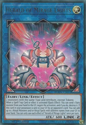 Herald of Mirage Lights (DUOV-EN011) - Duel Overload 1st Edition Duel Overload Yugioh Single Squirtle Squad Card Shop.