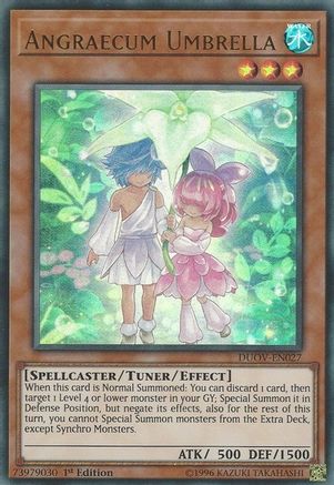 Angraecum Umbrella (DUOV-EN027) - Duel Overload 1st Edition Duel Overload Yugioh Single Squirtle Squad Card Shop.