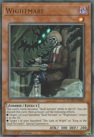 Wightmare (DUOV-EN065) - Duel Overload 1st Edition Duel Overload Yugioh Single Squirtle Squad Card Shop.