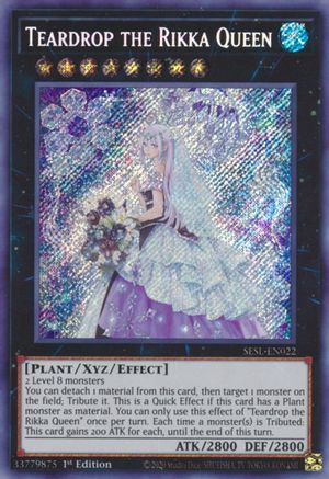 Teardrop the Rikka Queen (SESL-EN022) - Secret Slayers 1st Edition Secret Slayers Yugioh Single Squirtle Squad Card Shop.