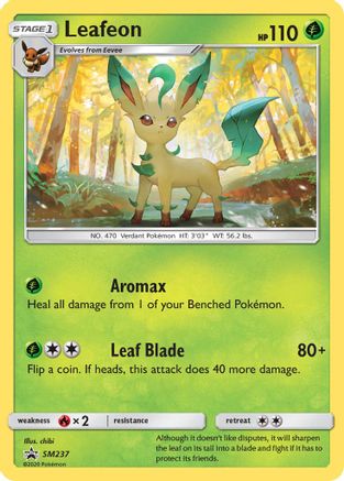 Leafeon SM237 SM Promos - Promo SM Promos Pokemon Single Squirtle Squad Card Shop.