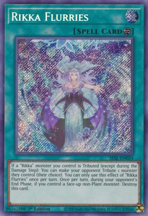 Rikka Flurries (SESL-EN024) - Secret Slayers 1st Edition Secret Slayers Yugioh Single Squirtle Squad Card Shop.