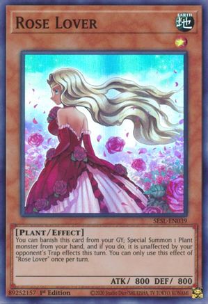 Rose Lover (SESL-EN039) - Secret Slayers 1st Edition Secret Slayers Yugioh Single Squirtle Squad Card Shop.