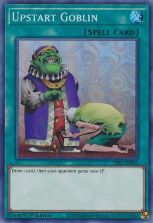 Upstart Goblin (SESL-EN043) - Secret Slayers 1st Edition Secret Slayers Yugioh Single Squirtle Squad Card Shop.