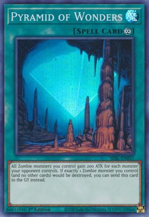 Pyramid of Wonders (SESL-EN057) - Secret Slayers 1st Edition Secret Slayers Yugioh Single Squirtle Squad Card Shop.