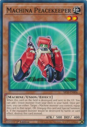 Machina Peacekeeper (SR10-EN006) - Structure Deck: Mechanized Madness 1st Edition Structure Deck: Mechanized Madness Yugioh Single Squirtle Squad Card Shop.