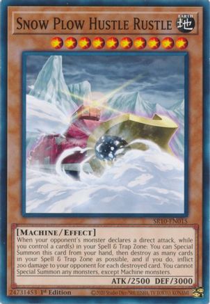 Snow Plow Hustle Rustle (SR10-EN015) - Structure Deck: Mechanized Madness 1st Edition Structure Deck: Mechanized Madness Yugioh Single Squirtle Squad Card Shop.
