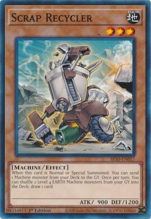 Scrap Recycler (SR10-EN017) - Structure Deck: Mechanized Madness 1st Edition Structure Deck: Mechanized Madness Yugioh Single Squirtle Squad Card Shop.