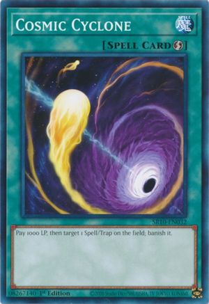 Cosmic Cyclone (SR10-EN032) - Structure Deck: Mechanized Madness 1st Edition Structure Deck: Mechanized Madness Yugioh Single Squirtle Squad Card Shop.