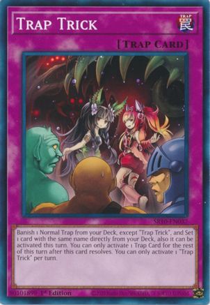 Trap Trick (SR10-EN037) - Structure Deck: Mechanized Madness 1st Edition Structure Deck: Mechanized Madness Yugioh Single Squirtle Squad Card Shop.