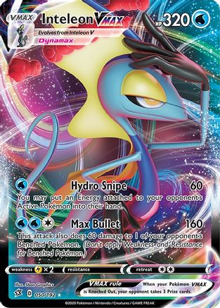 Inteleon VMAX 050 - Holofoil SWSH02 Rebel Clash - Ultra Rare SWSH02: Rebel Clash Pokemon Single Squirtle Squad Card Shop.