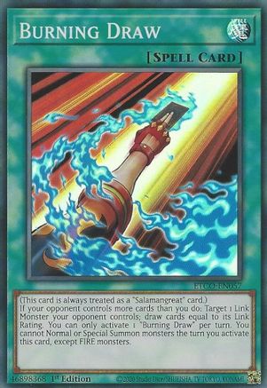 Burning Draw (ETCO-EN057) - Eternity Code 1st Edition Eternity Code Yugioh Single Squirtle Squad Card Shop.