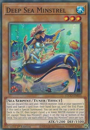 Deep Sea Minstrel (ETCO-EN015) - Eternity Code 1st Edition Eternity Code Yugioh Single Squirtle Squad Card Shop.