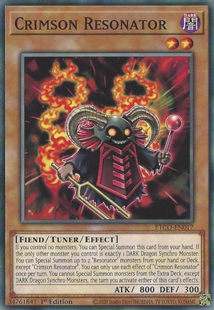 Crimson Resonator (ETCO-EN017) - Eternity Code 1st Edition Eternity Code Yugioh Single Squirtle Squad Card Shop.